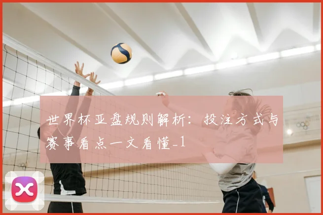 世界杯亚盘规则解析:投注方式与赛事看点一文看懂_1